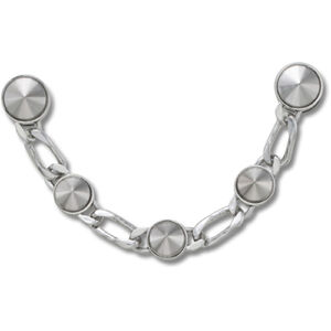 Crocs Egy&eacute;b Silver Luxe Studded Chain unisex