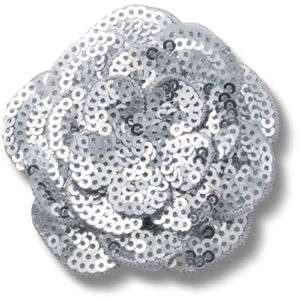 Crocs Egy&eacute;b Silver Sequin Flower unisex