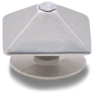 Crocs Egy&eacute;b Dark Silver Pyramid Stud unisex