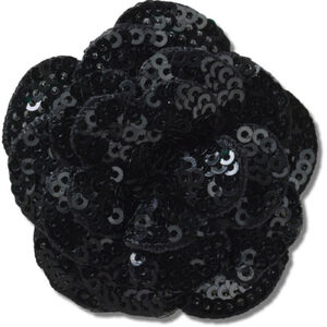 Crocs Egy&eacute;b Black Sequin Flower unisex