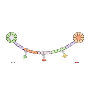 Crocs Egy&eacute;b Pastel Floral Mushroom Chain unisex