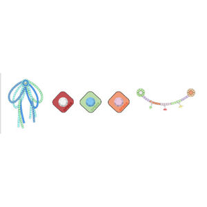 Crocs Egy&eacute;b Colorful Irreverent 5 Pack unisex