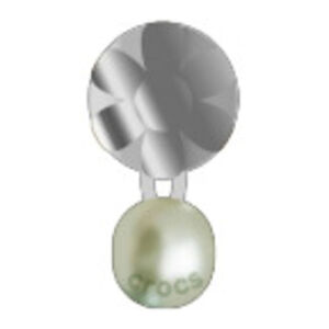 Crocs Egy&eacute;b Silver Flower Pearl Dangle unisex
