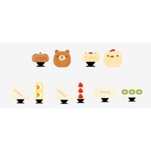 Crocs Egy&eacute;b Cute Bakery 5 Pack unisex