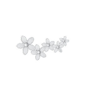 Crocs Egy&eacute;b Mega Silver Flower Cluster unisex
