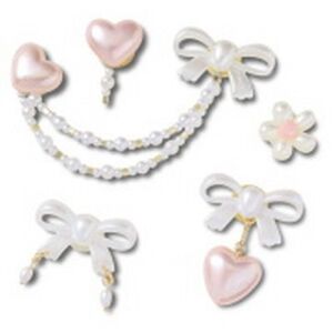 Crocs Egy&eacute;b Bow and Pink Heart 5 Pack unisex