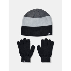 Under Armour Sapka Chlapeck&aacute; epice a rukavice Under Armour Boys Beanie Glove Combo fi&uacute;