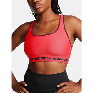 Under Armour Sportmelltartó Nõi Under Armour Crossback Mid Bra-RED melltartó női