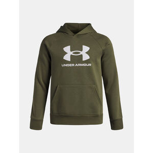 Under Armour Pulóver Fiú pulóver Under Armour UA Rival Fleece BL Hoodie-GRN fiú Under Armour Pulóver Fiú pulóver Under Armour UA Rival Fleece BL Hoodie-GRN fiú