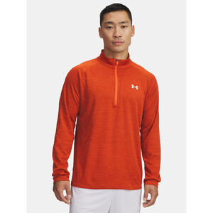 Under Armour Hosszú ujjú póló Férfi póló Under Armour UA Tech Textured 1/2 Zip-ORG férfi