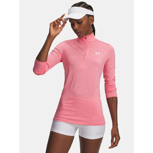 Under Armour P&oacute;l&oacute; N&otilde;i p&oacute;l&oacute; Under Armour Tech 1/2 Zip- Twist-PNK női