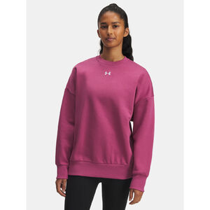 Under Armour Pulóver Nõi pulóver Under Armour UA Rival Fleece OS Crew-RED női