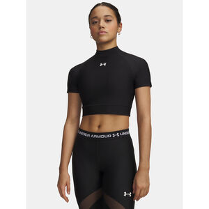 Under Armour P&oacute;l&oacute; N&otilde;i Under Armour HeatGear Crop Mock SS-BLK p&oacute;l&oacute; női
